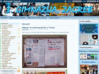 Frontpage screenshot for site: (http://www.gimnazija-treca-zg.skole.hr/)
