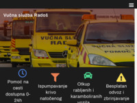 Frontpage screenshot for site: (http://www.vucna-sluzba-rados.hr)