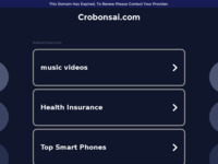 Frontpage screenshot for site: (http://www.crobonsai.com)