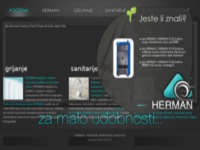 Frontpage screenshot for site: (http://herman.com.hr/)