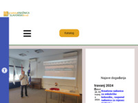 Frontpage screenshot for site: Gradska knjižnica Slavonski Brod (http://www.gksb.hr)