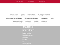 Frontpage screenshot for site: Poliklinika Analiza (http://www.poliklinika-analiza.hr)