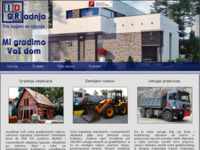 Frontpage screenshot for site: Idr gradnja d.o.o. (http://www.idr-gradnja.hr)