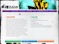 Frontpage screenshot for site: Digitalis - multimedia & design (http://www.digitalis-split.hr/)