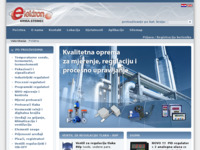 Frontpage screenshot for site: (http://www.elektron.hr)