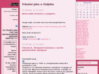 Frontpage screenshot for site: (http://trbusniplesosijek.blog.hr)
