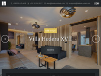 Frontpage screenshot for site: Dubrovnik – Vila Hedera (http://www.hedera-estate.com)