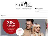 Frontpage screenshot for site: Poliklinika za oftamologiju Monokl (http://www.monokl.hr/)