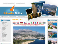 Frontpage screenshot for site: Makarska Online (http://www.makarska-croatia.com/)