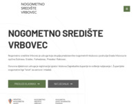 Frontpage screenshot for site: (http://www.ns-vrbovec.hr)