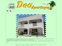 Frontpage screenshot for site: (http://free-st.t-com.hr/Apartment-Dea)