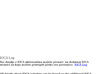 Frontpage screenshot for site: IOCA program (http://ioca.hamradio.hr)