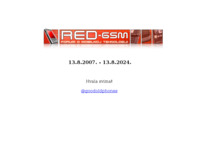 Frontpage screenshot for site: Red-Gsm (http://www.red-gsm.net/)