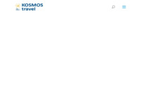 Frontpage screenshot for site: (http://www.kosmos-travel.com)