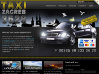 Frontpage screenshot for site: Luksuzni Zagreb Taxi (http://zgtaxi.com)