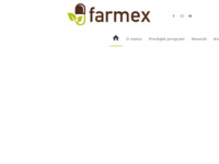 Frontpage screenshot for site: (http://farmex.hr/)