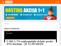 Frontpage screenshot for site: Internet portal - Grad Slunj (http://slunj.info/)
