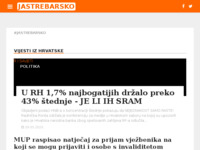 Frontpage screenshot for site: Internet portal - Grad Jastrebarsko (http://grad-jastrebarsko.net/)