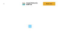 Frontpage screenshot for site: Hostel Makarska (hostelmakarska) (http://www.hostelmakarska.com)