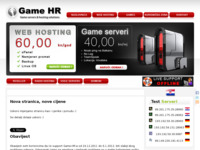 Frontpage screenshot for site: (http://www.game-hr.com)