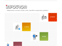 Frontpage screenshot for site: Infotron d.o.o. (http://www.infotron.hr/)