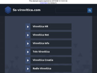 Frontpage screenshot for site: (http://www.ss-virovitica.com)