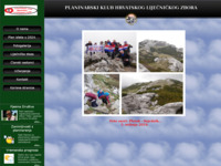 Frontpage screenshot for site: Planinarski klub hrvatskog liječničkog zbora (http://www.pkhlz.hr)