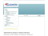 Frontpage screenshot for site: (http://www.ustanova-eleonora.com)