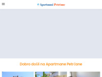 Frontpage screenshot for site: Apartmani Drago Petrčane (http://www.apartmani-drago.com)