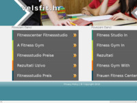 Frontpage screenshot for site: (http://www.velsfit.hr)