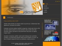 Frontpage screenshot for site: (http://www.m-design.hr)
