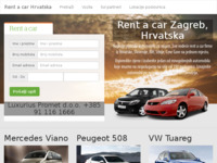 Frontpage screenshot for site: (http://www.renta-car-hrvatska.com)
