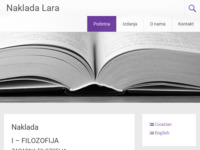 Frontpage screenshot for site: Naklada Lara (http://www.naklada-lara.com)