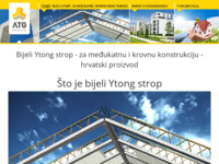 Frontpage screenshot for site: Bijeli strop (http://www.bijelistrop.com)