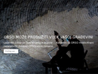 Frontpage screenshot for site: Orso - Specijalni materijali u graditeljstvu (http://www.orso.hr)