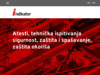Frontpage screenshot for site: (http://www.indikator-labin.hr)