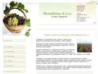 Frontpage screenshot for site: Hrvaština d.o.o. (http://www.hrvastina.hr/)