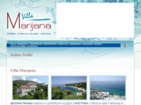 Frontpage screenshot for site: Apartmani Villa Marijana (http://www.villamarijana.com)