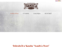 Frontpage screenshot for site: (http://www.konoba-ivandicadvori.com)