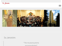 Frontpage screenshot for site: (http://www.sv-jeronim.hr/)