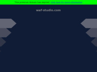 Frontpage screenshot for site: (http://www.waf-studio.com)
