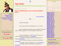 Frontpage screenshot for site: (http://www.cajopasko.blog.hr)