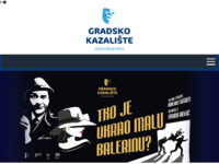 Frontpage screenshot for site: Gradsko kazalište Jastrebarsko (http://www.gkj.hr/)