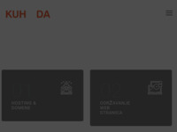 Frontpage screenshot for site: Kuhada d.o.o. - Studio za Internet tehnologije (http://www.kuhada.com)
