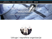 Frontpage screenshot for site: Alinea d.o.o. Rijeka (http://www.alinea-ri.hr/index.html)