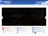 Frontpage screenshot for site: (http://www.nebo-travel.hr)