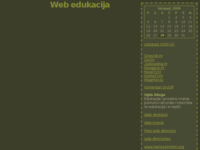 Frontpage screenshot for site: Web edukacija (http://web-edukacija.blog.hr/)