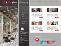 Frontpage screenshot for site: Spoja-plast d.o.o. (http://www.spoja-plast.hr)