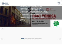 Frontpage screenshot for site: Muzej grada Zagreba (http://www.mgz.hr)