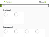 Frontpage screenshot for site: SuperNet d.o.o. Poslovno informatički sustavi (http://www.supernet.hr/)
